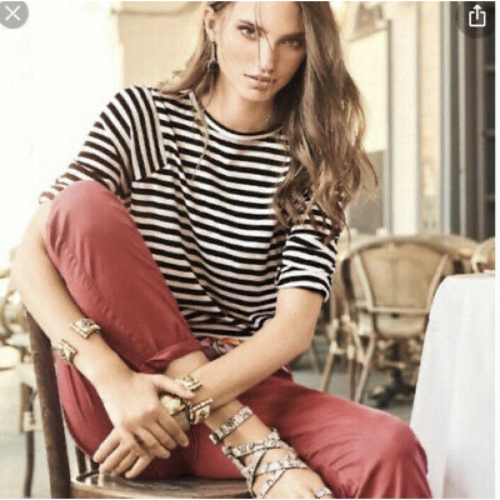 CABi Black and White Bistro Tee #5188